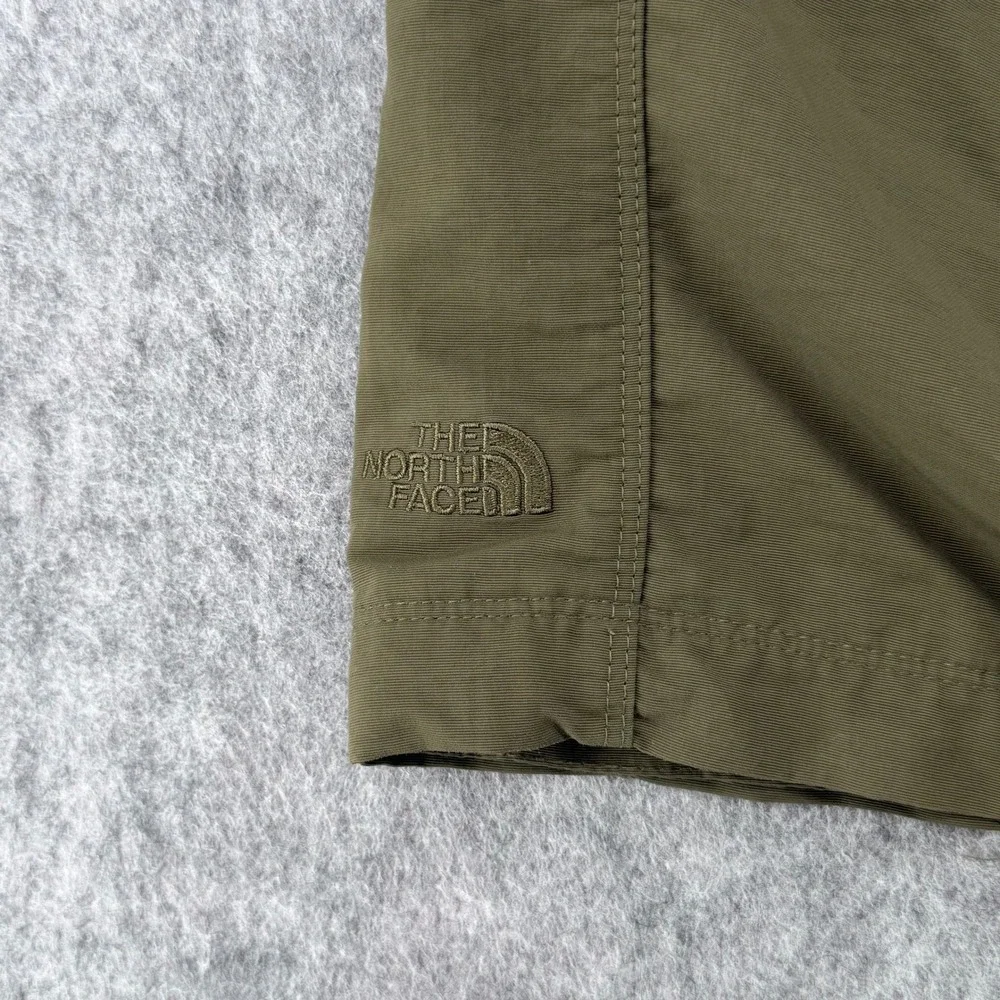 The North Face Mens Olive Green Belted Cargo Hiking Shorts Size XL 36
